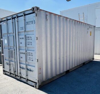 Conteneur maritime de 20 pieds, espace de stockage Jardin